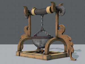 charcoal pot v01 3D Model