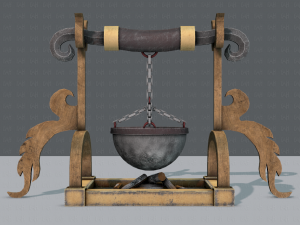 charcoal pot v01 3D Model