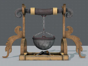 charcoal pot v01 3D Model