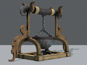 charcoal pot v01 3D Model