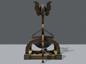 charcoal pot v01 3D Model