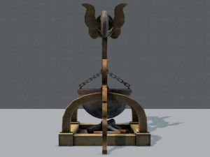 charcoal pot v01 3D Model