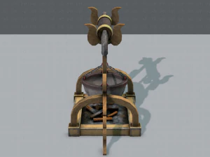charcoal pot v01 3D Model