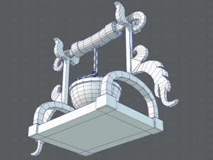 charcoal pot v01 3D Model
