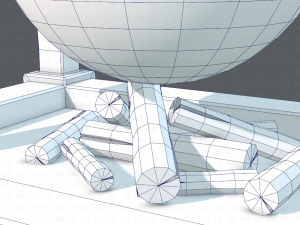 charcoal pot v01 3D Model