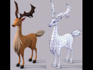 deer v02 3D Model