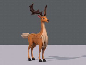 deer v02 3D Model