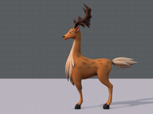 deer v02 3D Model