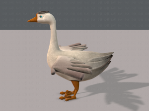duck v01 3D 模型