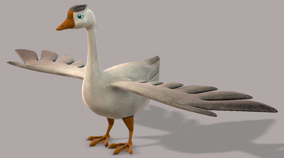3d модель утки