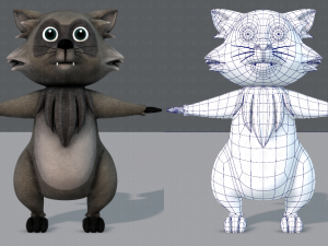 raccoon v01 3D Модель