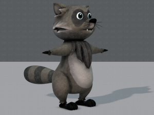 raccoon v01 3D Model