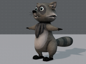 raccoon v01 3D Model