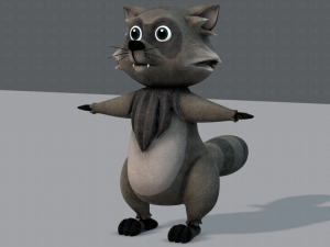 raccoon v01 3D Model