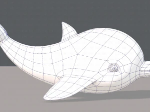 golfinho v01 Modelo 3D