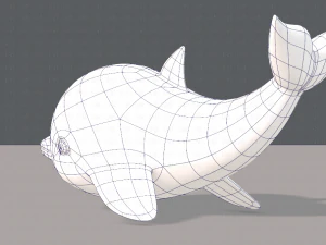 golfinho v01 Modelo 3D