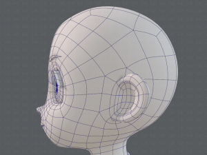 base mesh girl characterv12 3Dモデル
