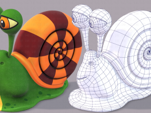 snail v01 3D Model