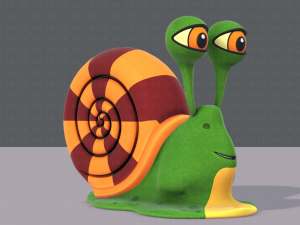 snail v01 3D मॉडल