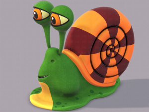 snail v01 3D मॉडल