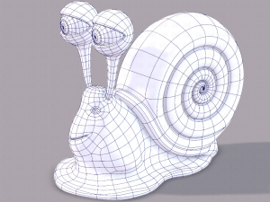 snail v01 3D मॉडल