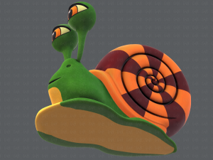 snail v01 3D मॉडल