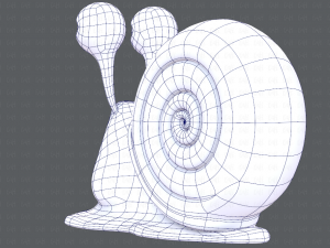 snail v01 3D मॉडल