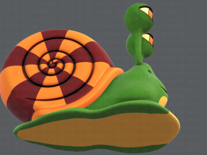 snail v01 3D मॉडल