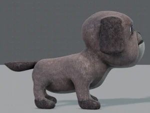 dog base cartoonv06 3D Model