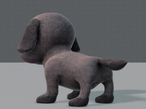dog base cartoonv06 3D Model