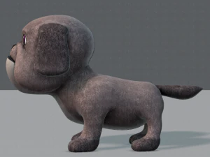 dog base cartoonv06 3D Model
