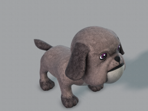 dog base cartoonv06 3D 模型