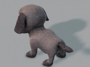 dog base cartoonv06 3D Model