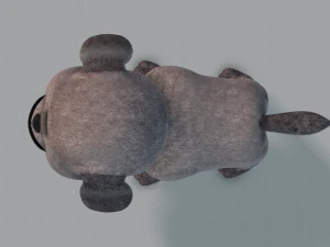 dog base cartoonv06 3D Model