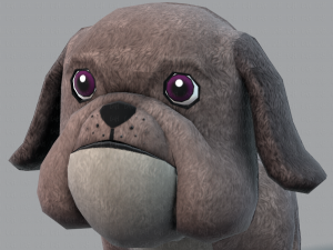 dog base cartoonv06 3D 模型