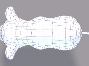 pig cartoon v03 3D Model