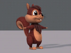 scoiattolo v02 Modello 3D