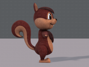 squirrel v02 3D 모델