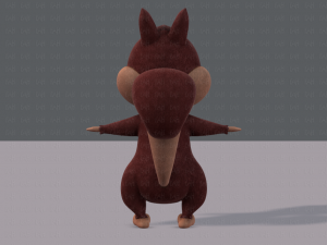 squirrel v02 3D 모델