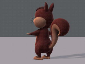 squirrel v02 3D 모델