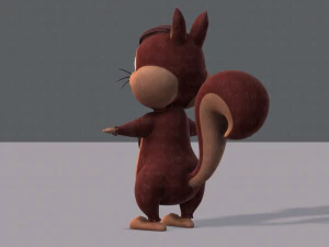 scoiattolo v02 Modello 3D