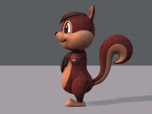 squirrel v02 3D 모델