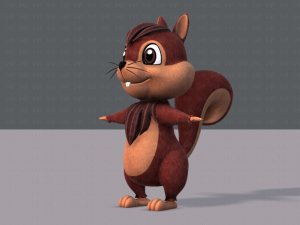 squirrel v02 3D 모델