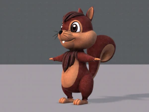 scoiattolo v02 Modello 3D