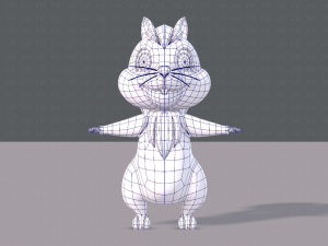 squirrel v02 3D 모델