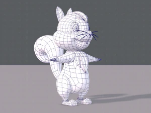 scoiattolo v02 Modello 3D