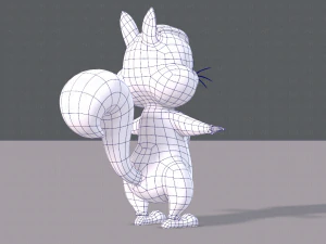 scoiattolo v02 Modello 3D