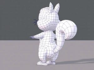scoiattolo v02 Modello 3D