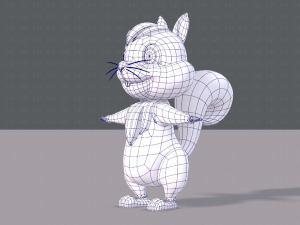 squirrel v02 3D 모델