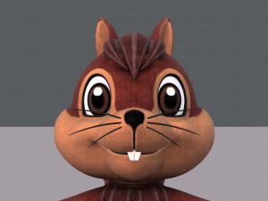 squirrel v02 3D 모델